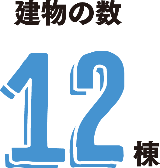 建物の数 12棟