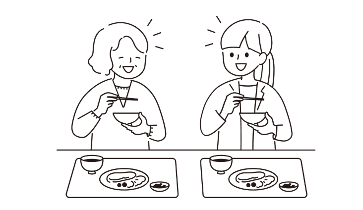 高齢者・障害者福祉施設のイメージイラスト